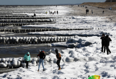 2020年德国一场意境之雪